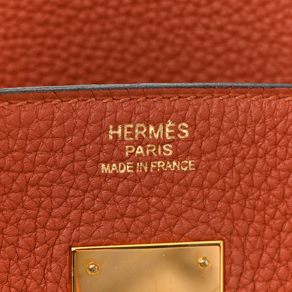 Hermes Togo Birkin 30 Cuivre 6 of 15