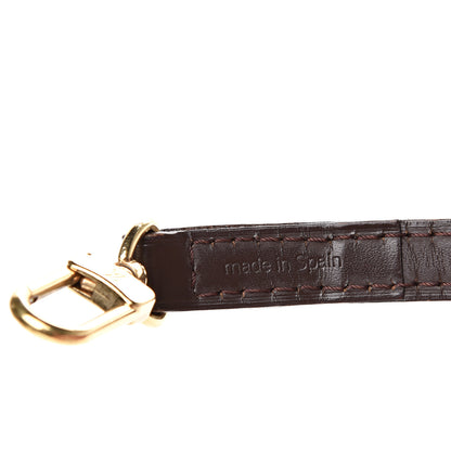 Louis Vuitton Calfskin 12mm Shoulder Strap Brown 4 of 7