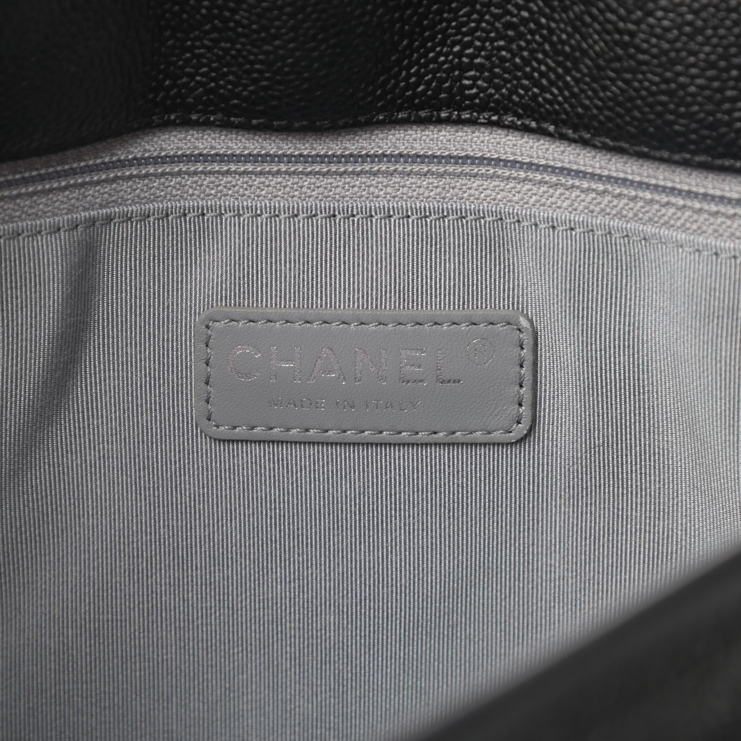 Chanel Caviar Quilted Large French Riviera Flap Black 6 of 11