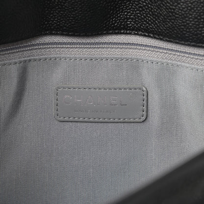 Chanel Caviar Quilted Large French Riviera Flap Black 6 of 11