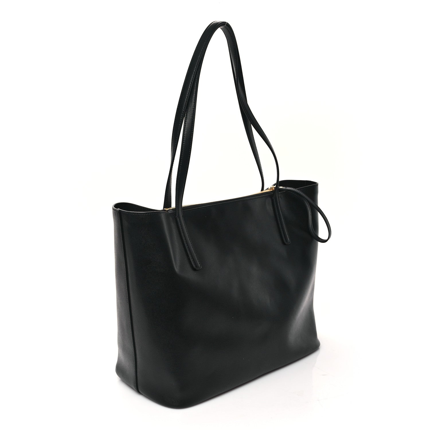 Salvatore Ferragamo Calfskin Medium Gancini Tote Black 4 of 10