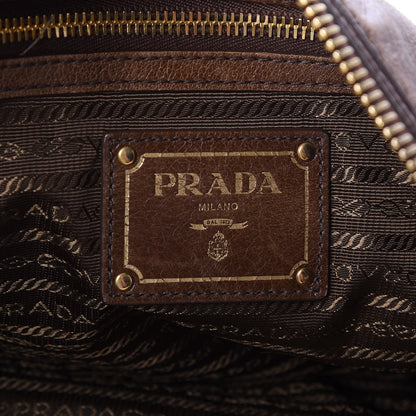 Prada Vitello Shine Hobo Nocciolo 6 of 10