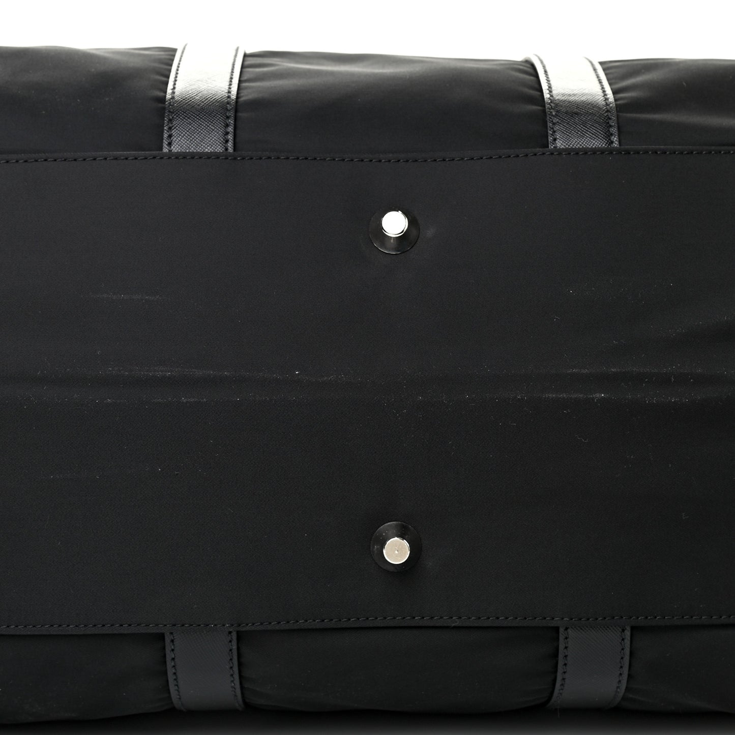 Tessuto Nylon Saffiano Duffle Black