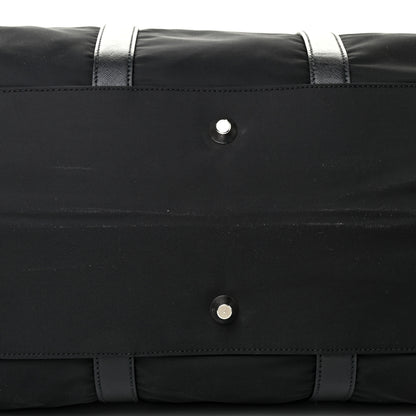 Prada Tessuto Nylon Saffiano Duffle Black 9 of 9