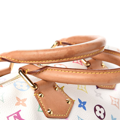Louis Vuitton Monogram Multicolor Speedy 30 White 9 of 10