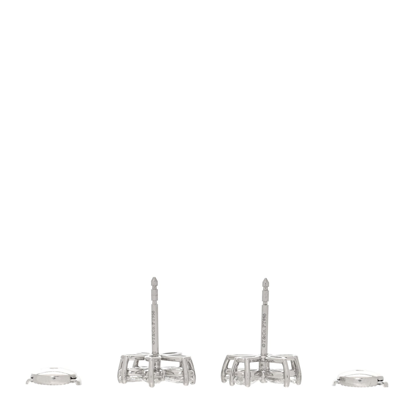 Platinum Diamond Large Victoria Mixed Cluster Earrings