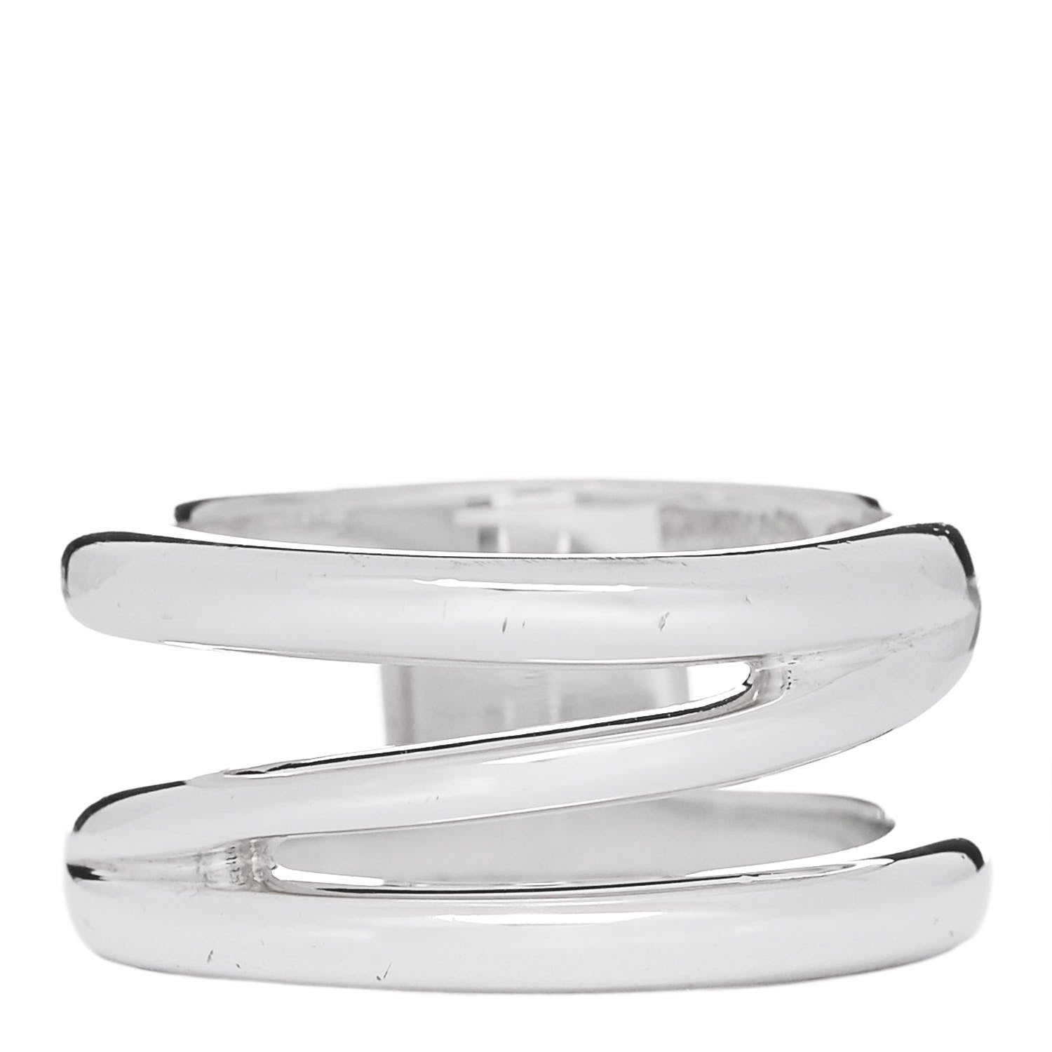 Tiffany Sterling Silver Zig Zag Ring 53 6.5 1 of 4