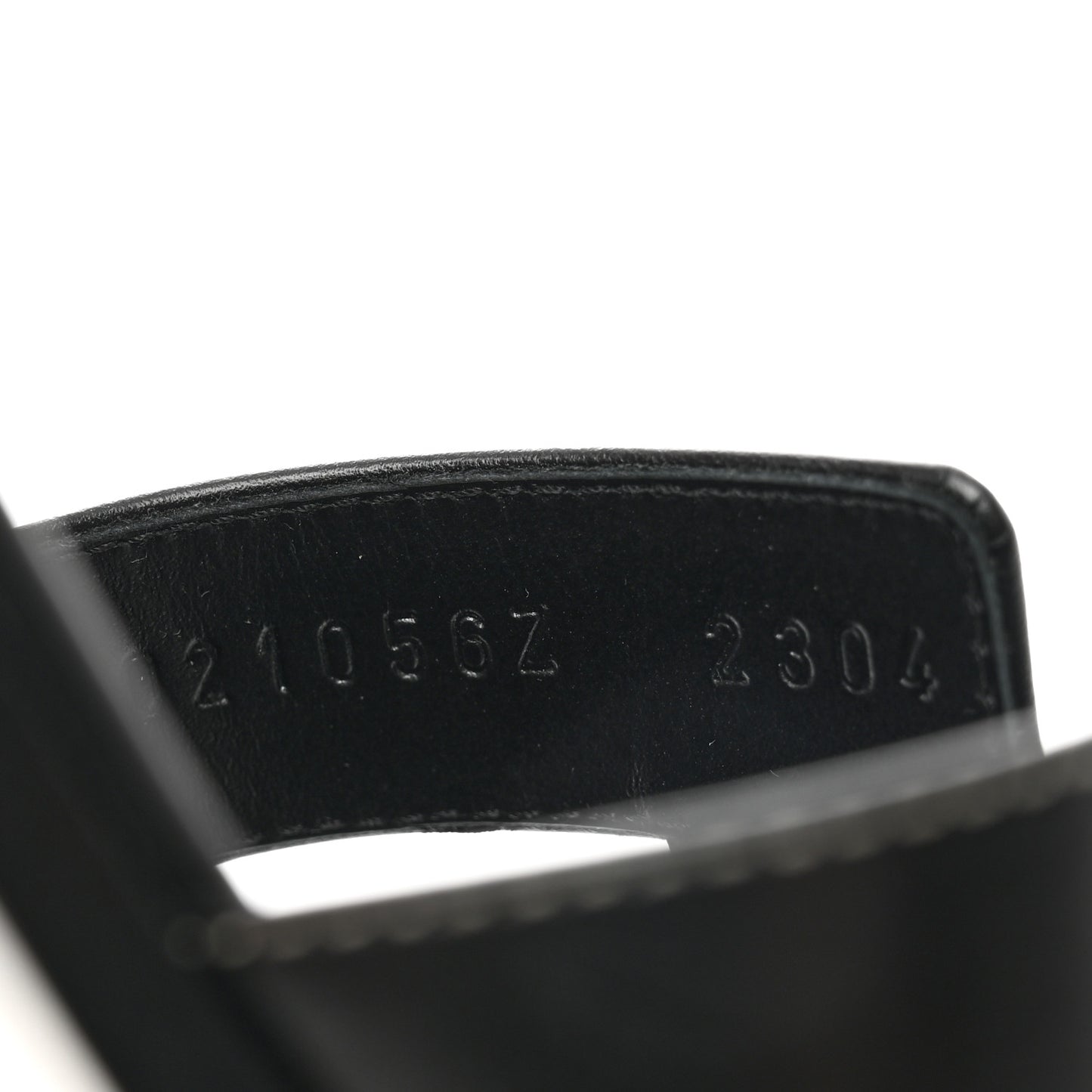 Box Calfskin Oran Sandals 37 Black