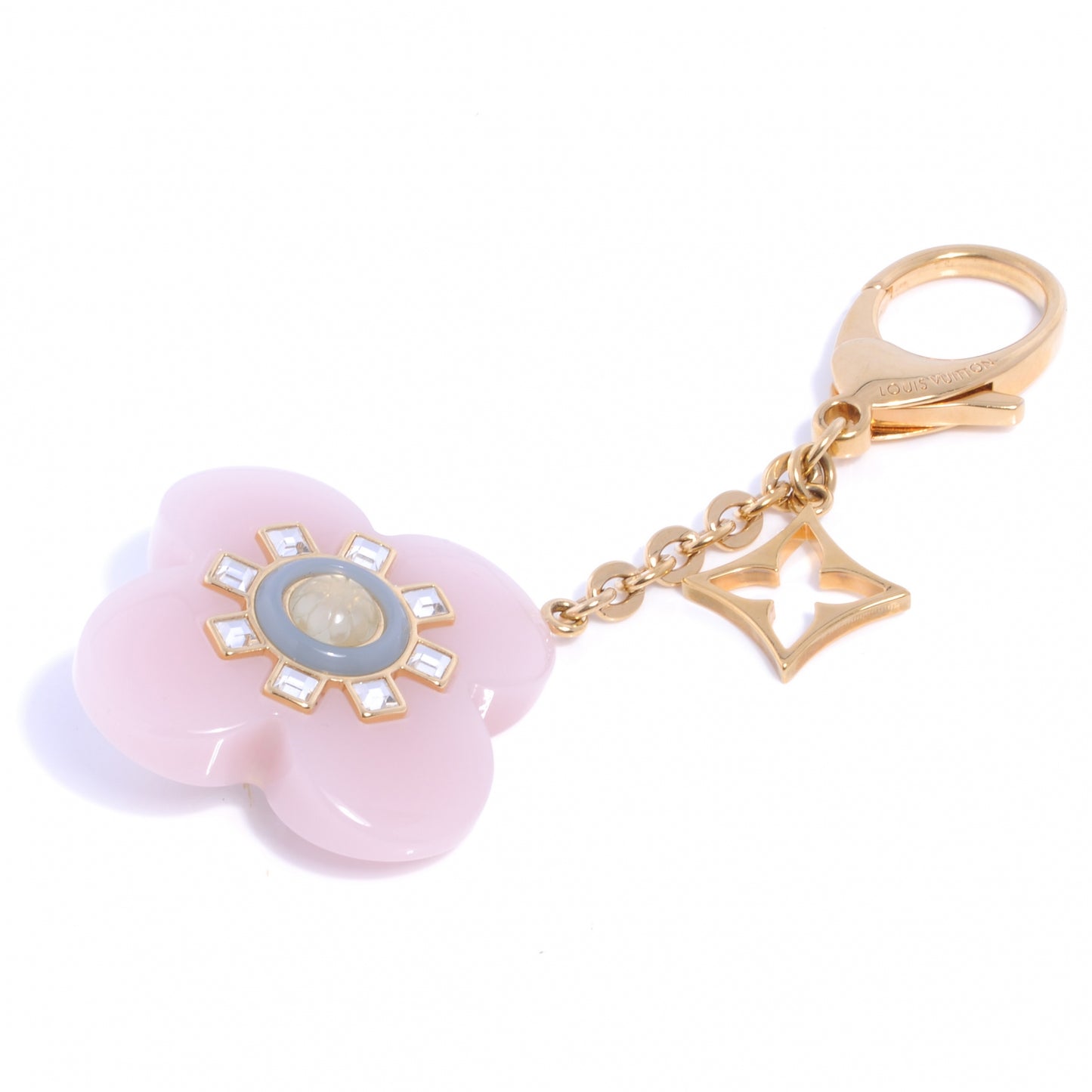 Fleur d Etoile Bag Charm Rose