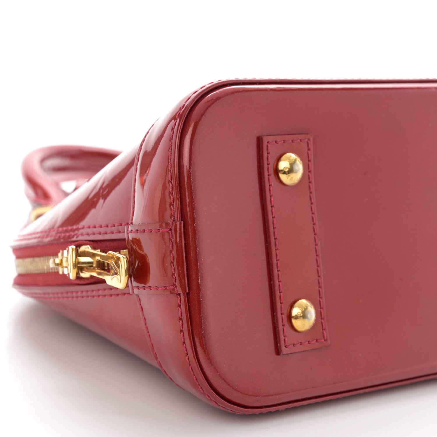 Louis Vuitton Vernis Alma BB Pomme D'Amour 9 of 13