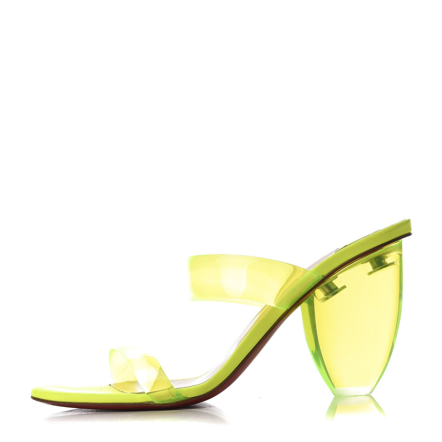 PVC Ovida 85 Slide Sandals 38.5 Yellow