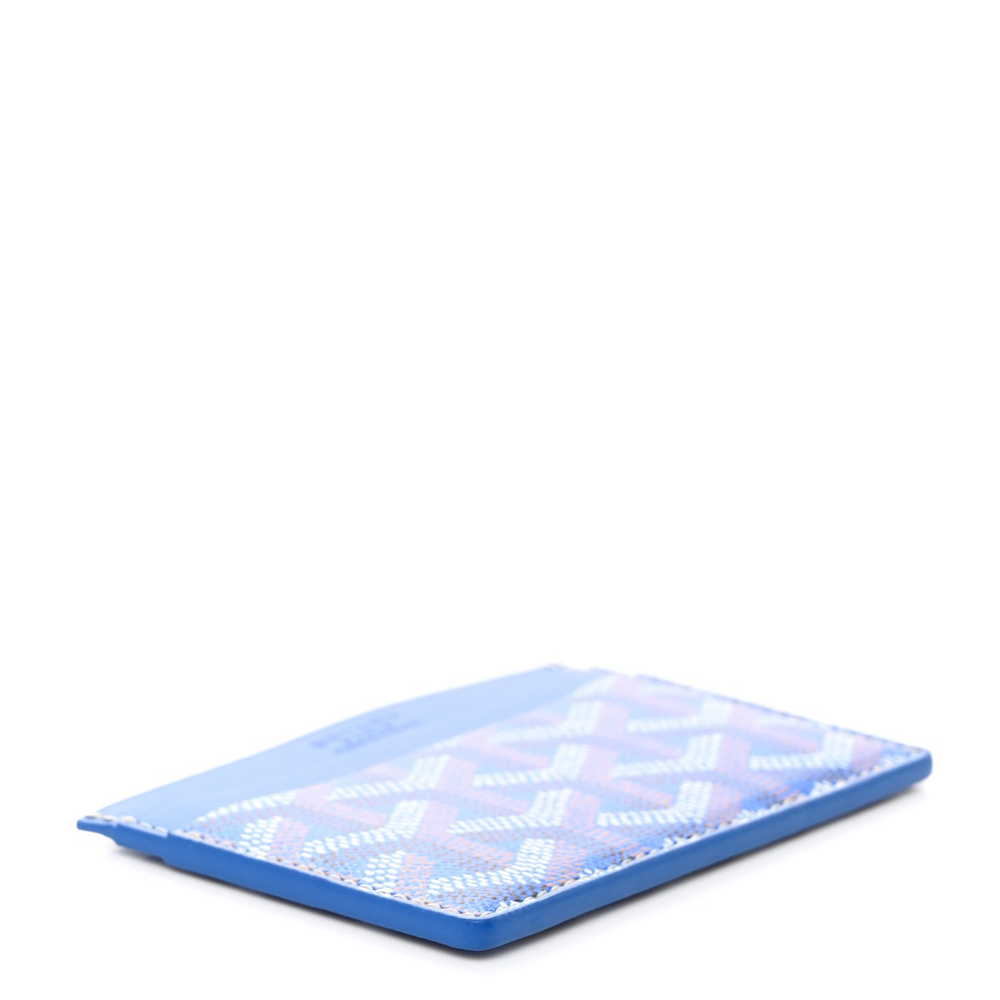 Goyardine Saint Sulpice Card Holder Sky Blue