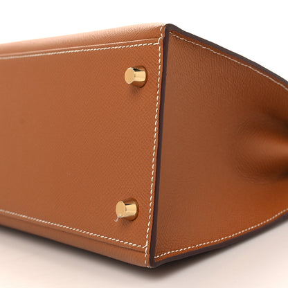 Hermes Epsom Kelly Sellier 28 Gold 10 of 12