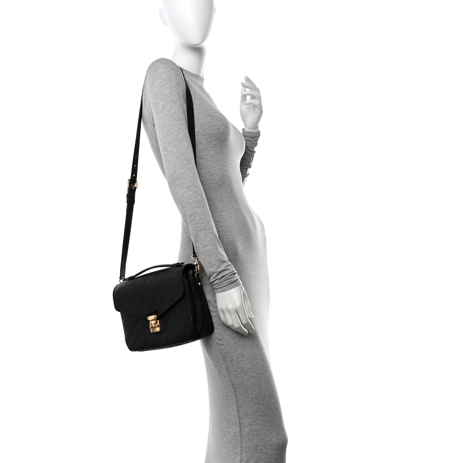 Louis Vuitton Empreinte Pochette Metis Black 2 of 10