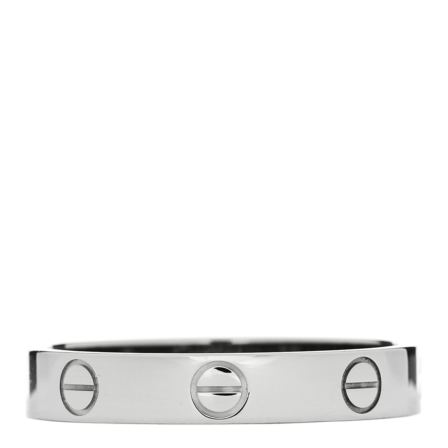 18K White Gold 3.5mm LOVE Wedding Band Ring 57 8