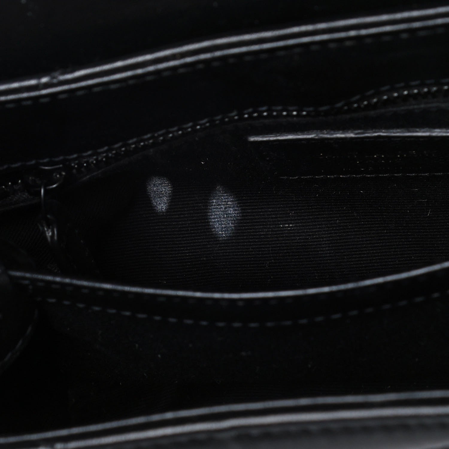 Saint Laurent Calfskin Y Quilted Monogram Toy Loulou Crossbody Bag Black 16 of 18