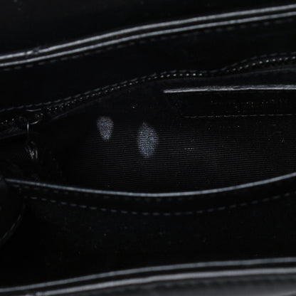 Saint Laurent Calfskin Y Quilted Monogram Toy Loulou Crossbody Bag Black 16 of 18