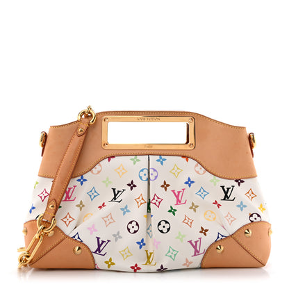 Louis Vuitton Monogram Multicolor Judy MM White 1 of 13