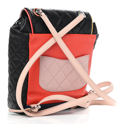 Chanel Lambskin Quilted Small Cuba Urban Spirit Backpack Black 3 of 9