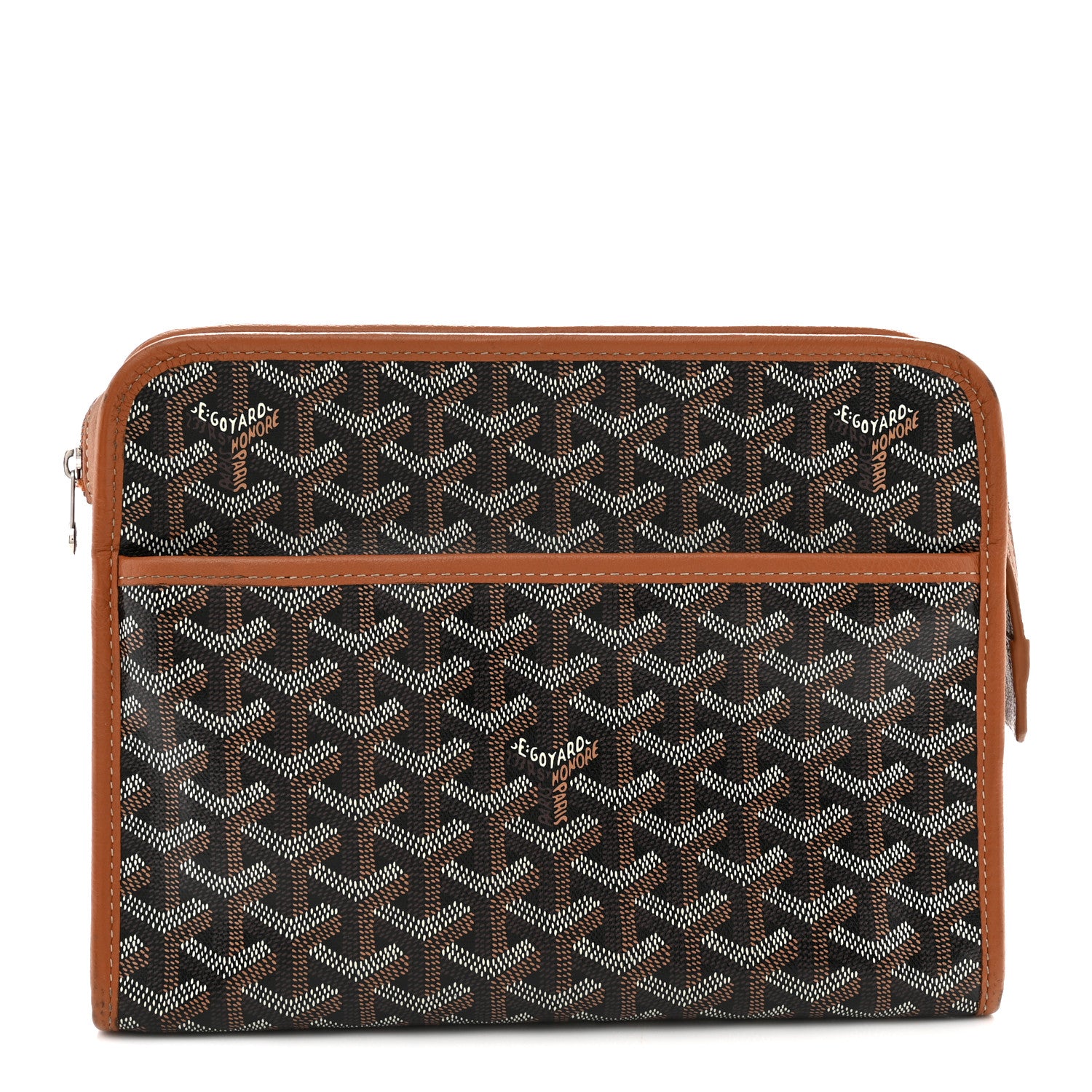Goyard Goyardine Jouvence MM Toiletry Pouch Black Gold 1 of 10
