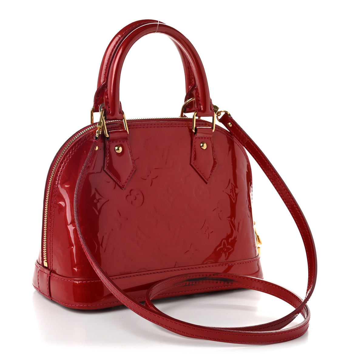 Louis Vuitton Vernis Alma BB Pomme D'Amour 3 of 11