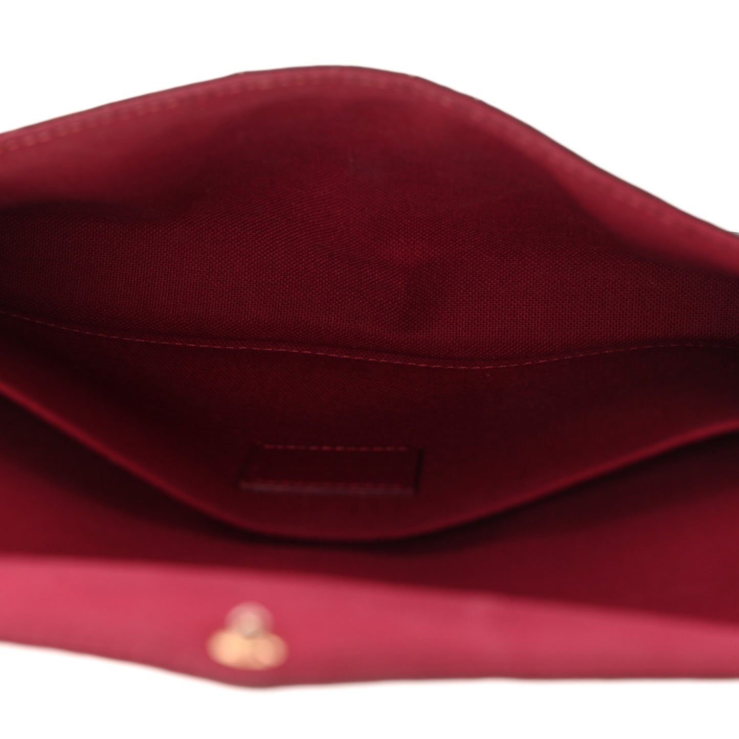 Monogram Pochette Felicie Chain Wallet Fuchsia