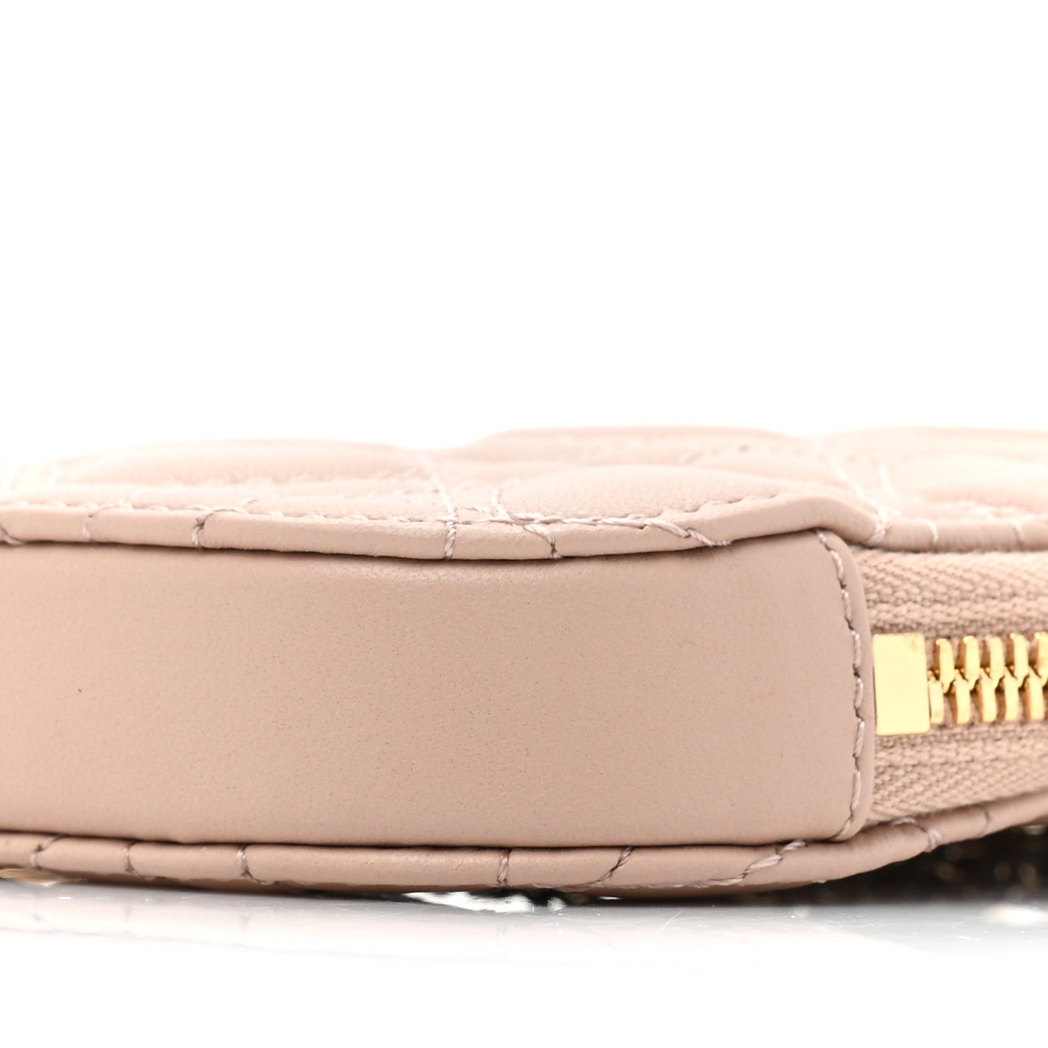 Christian Dior Lambskin Cannage Dioramour Lady Dior Phone Holder Light Pink 8 of 10