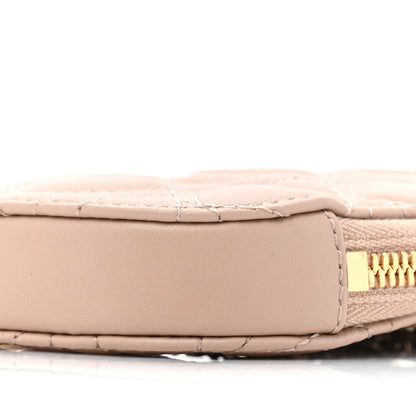 Christian Dior Lambskin Cannage Dioramour Lady Dior Phone Holder Light Pink 8 of 10