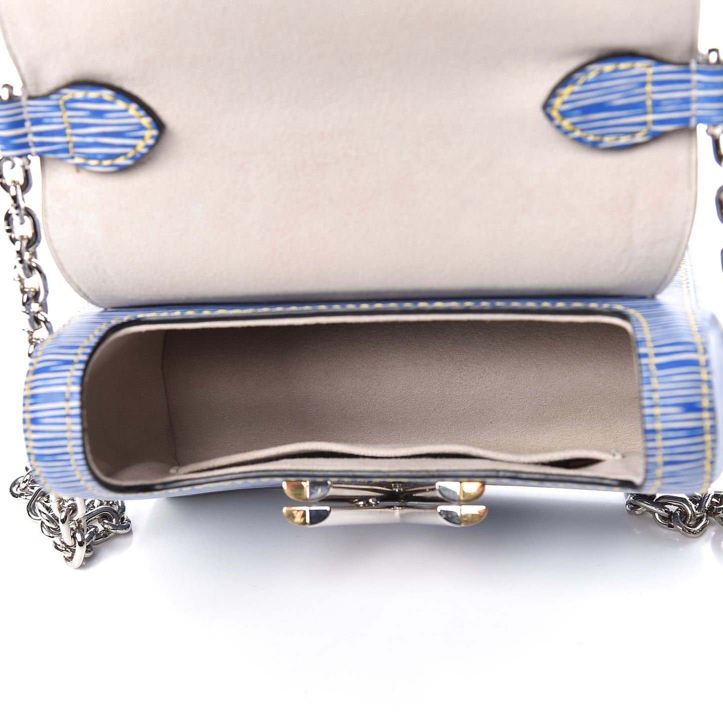 Epi Twist Shoulder Bag PM Denim Light