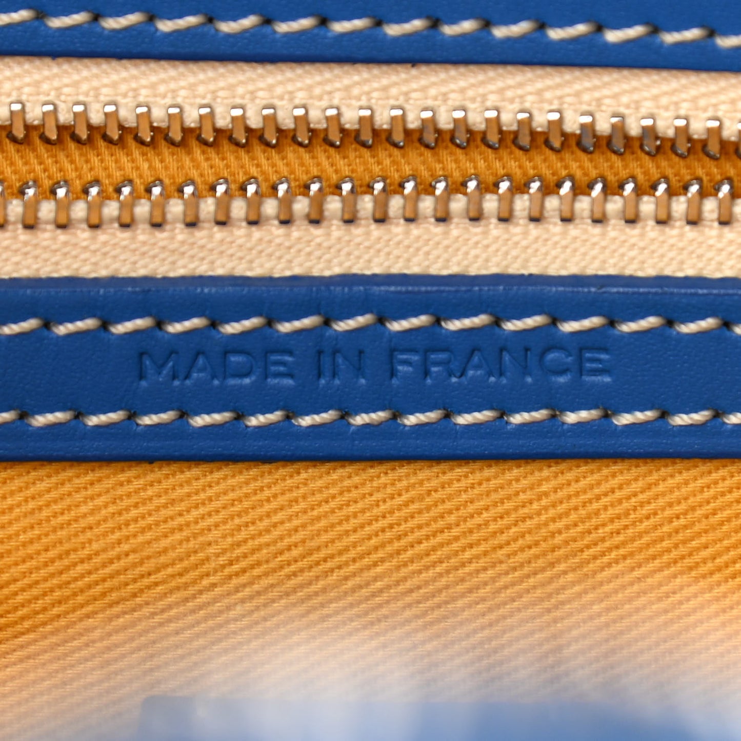 Goyardine Saint Jeanne MM Bowler Blue