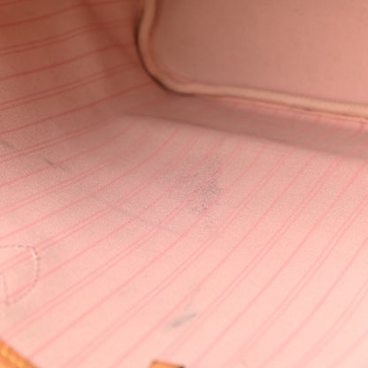 Louis Vuitton Damier Azur Neo Neverfull MM Rose Ballerine 11 of 11
