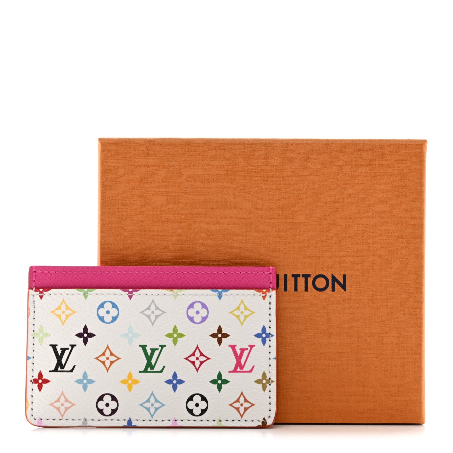 Louis Vuitton LV X TM Monogram Multicolor Card Holder Kawaii Pink 7 of 7