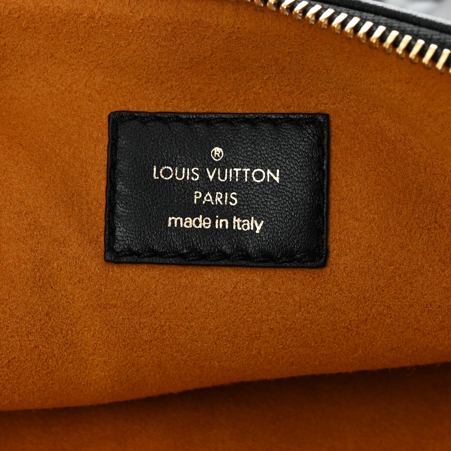 Louis Vuitton Lambskin Embossed Monogram Coussin MM Black 6 of 9