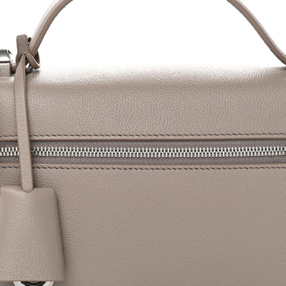Loro Piana Linen Calfskin L23 Extra Bag Dove 7 of 9