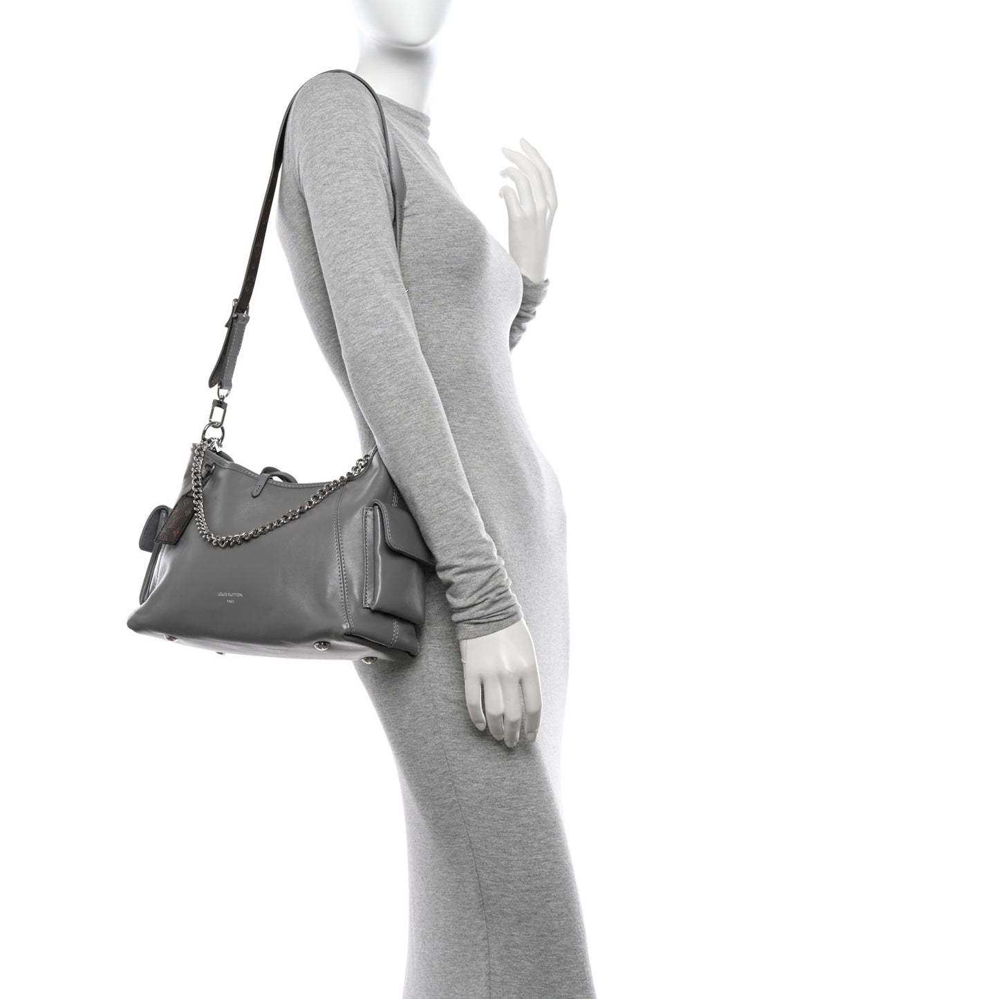 Lambskin CarryAll Cargo Vibe PM Trianon Gray
