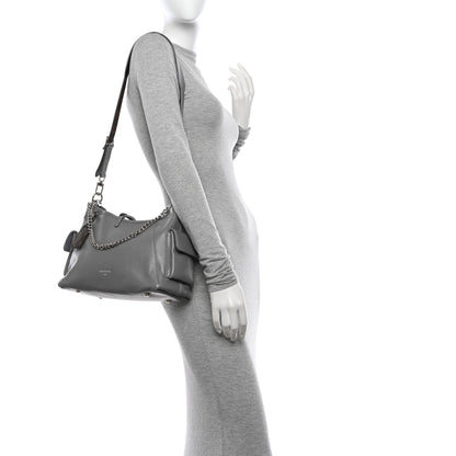 Louis Vuitton Lambskin CarryAll Cargo Vibe PM Trianon Gray 2 of 9