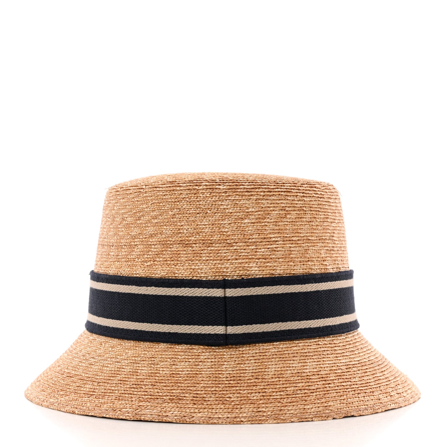 Christian Dior Straw Bucket Hat 58 Natural 6 of 9