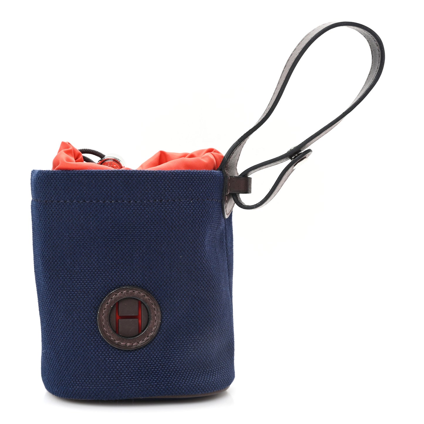 Coated Canvas On-the-Go Dog Pouch Navy