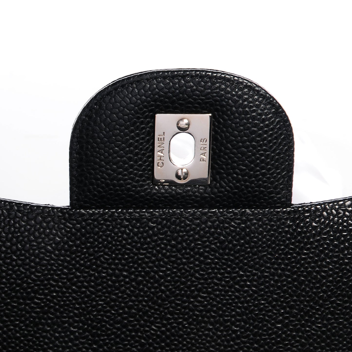 Caviar Maxi Single Flap Black