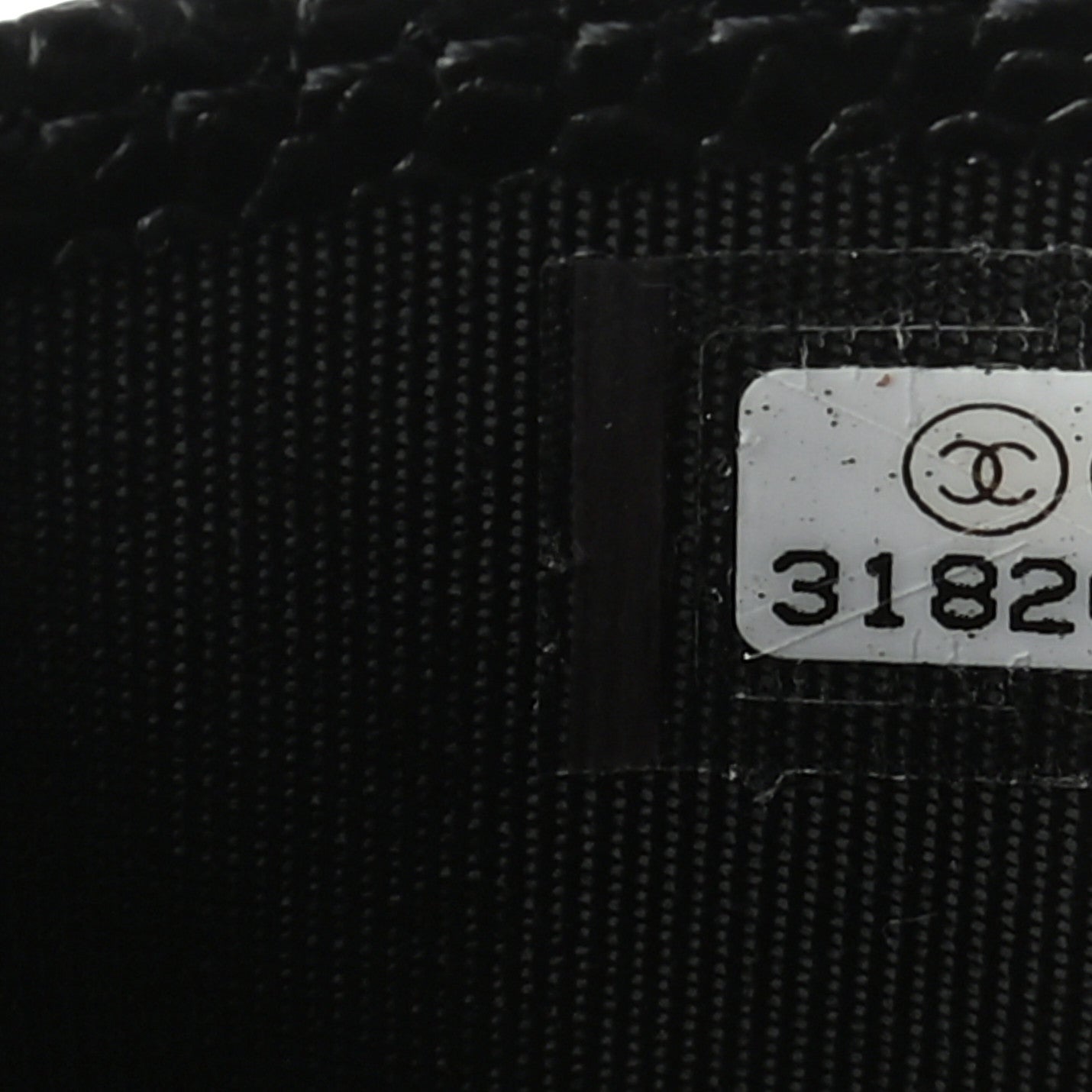 Caviar Quilted Card Holder Black