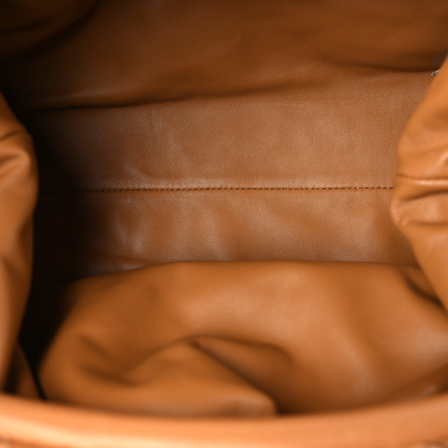 Bottega Veneta Nappa Maxi Intrecciato The Pouch Oversized Clutch Caramel 5 of 9