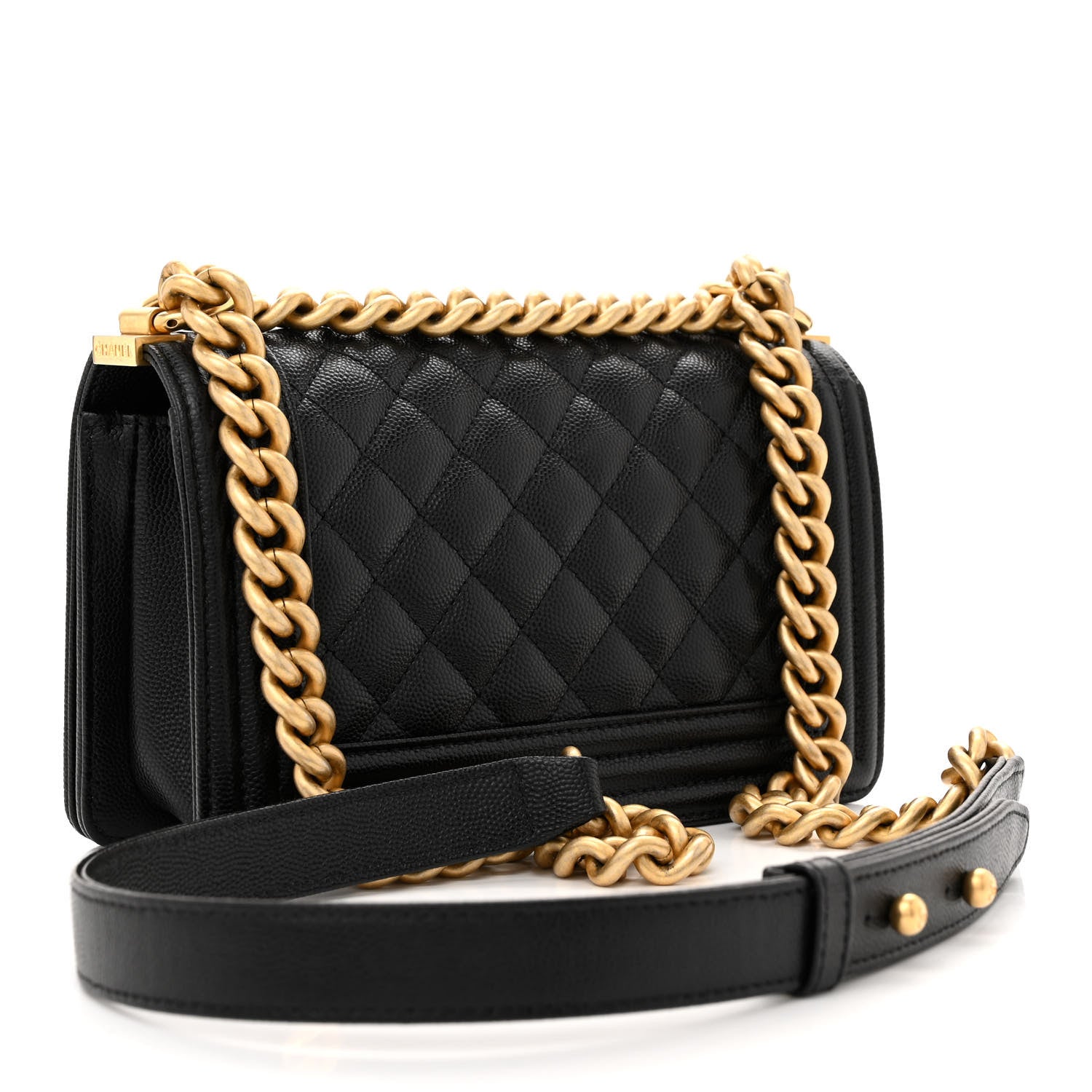 Chanel Caviar Quilted Small Boy Flap Black 3 of 11