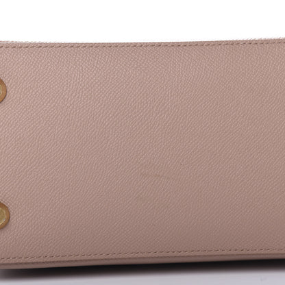 Balenciaga Signature Grained Calfskin Logo S Ville Top Handle Bag Nude Beige White 9 of 10