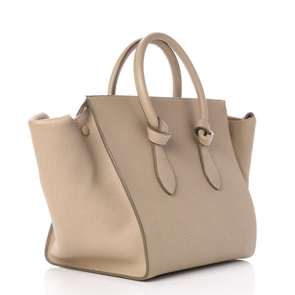 Celine Grained Calfskin Small Tie Knot Tote Light Taupe 4 of 10
