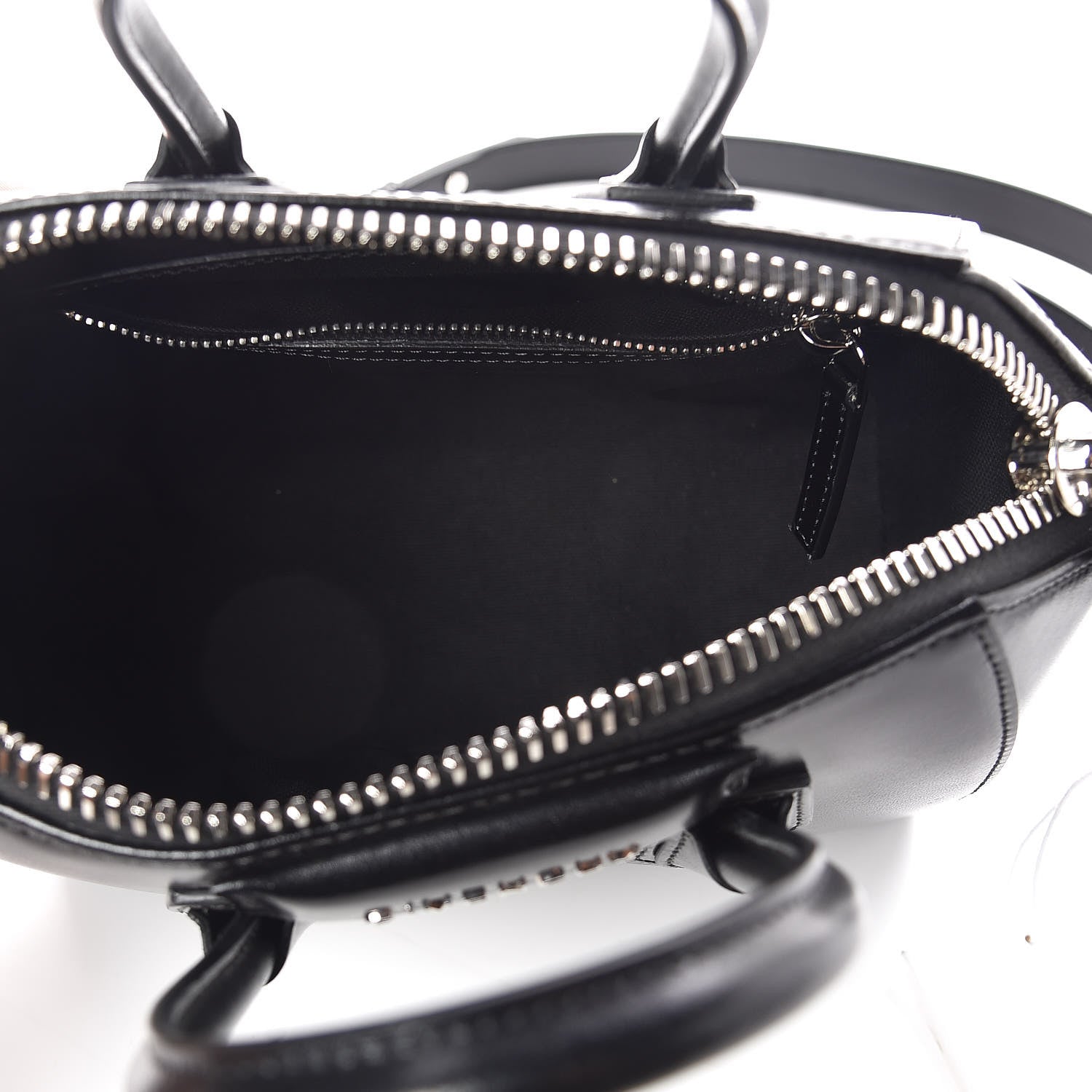 Givenchy Shiny Lord Calfskin Mini Antigona Black 7 of 9
