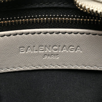Balenciaga Chevre Gold Metallic Edge Hardware City White 6 of 17