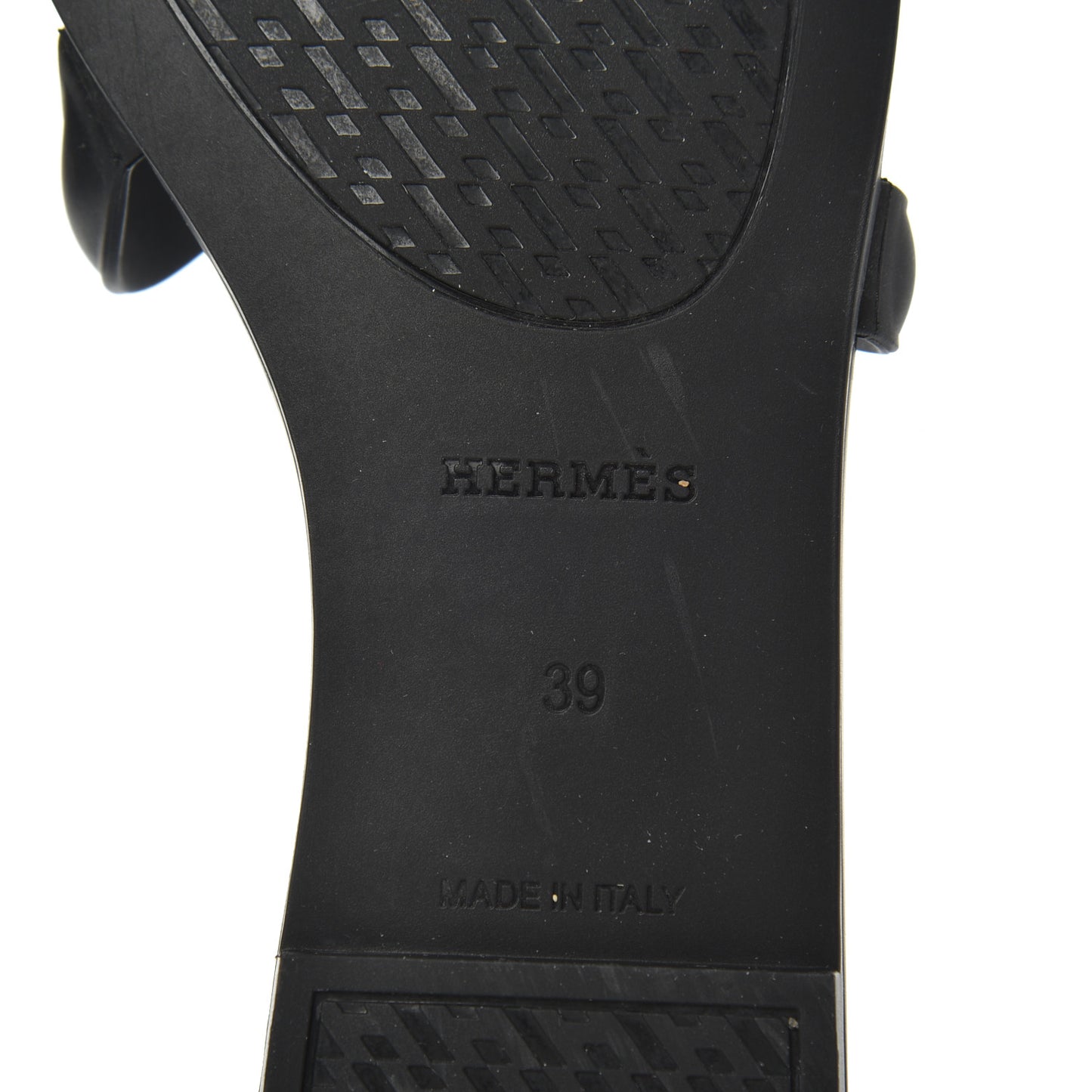 Rubber Aloha Sandals 39 Black