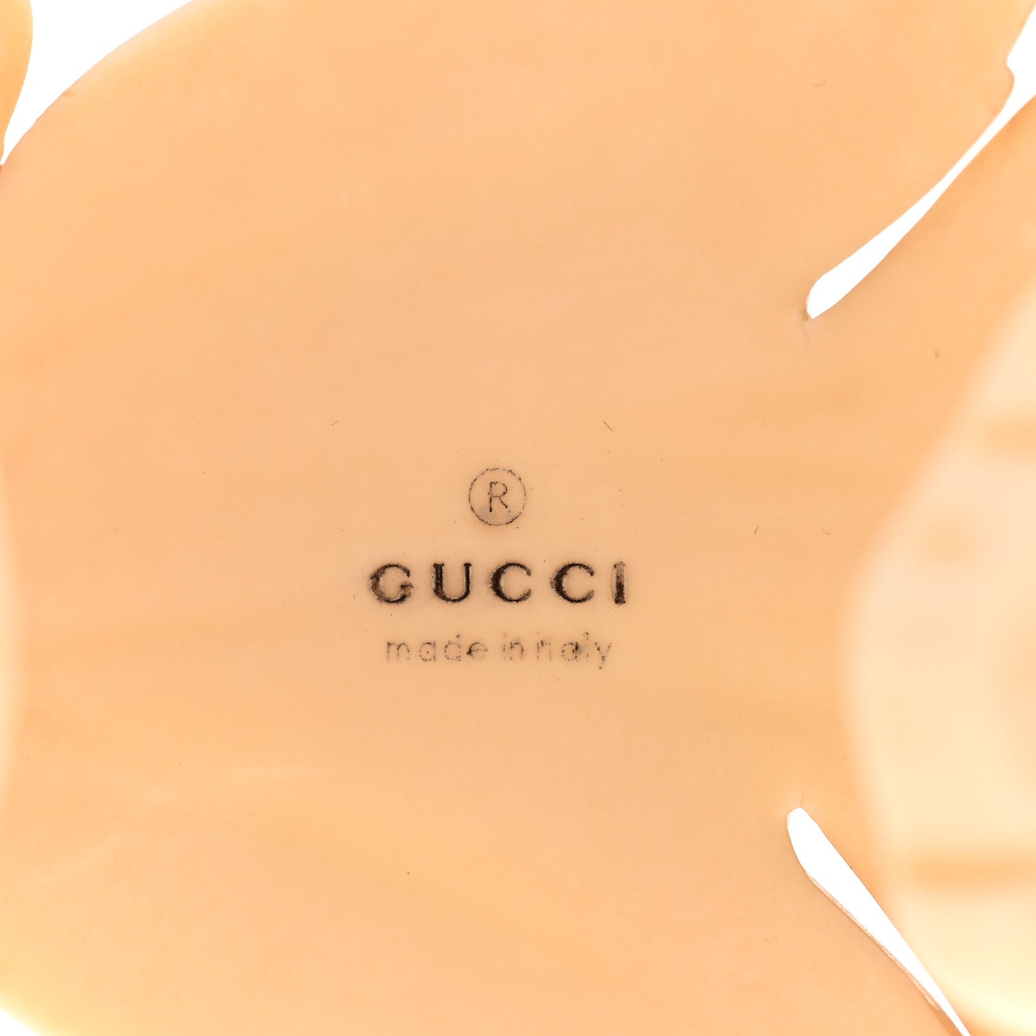 Gucci Resin Leaf GG Cuff Bracelet M Ivory 4 of 6