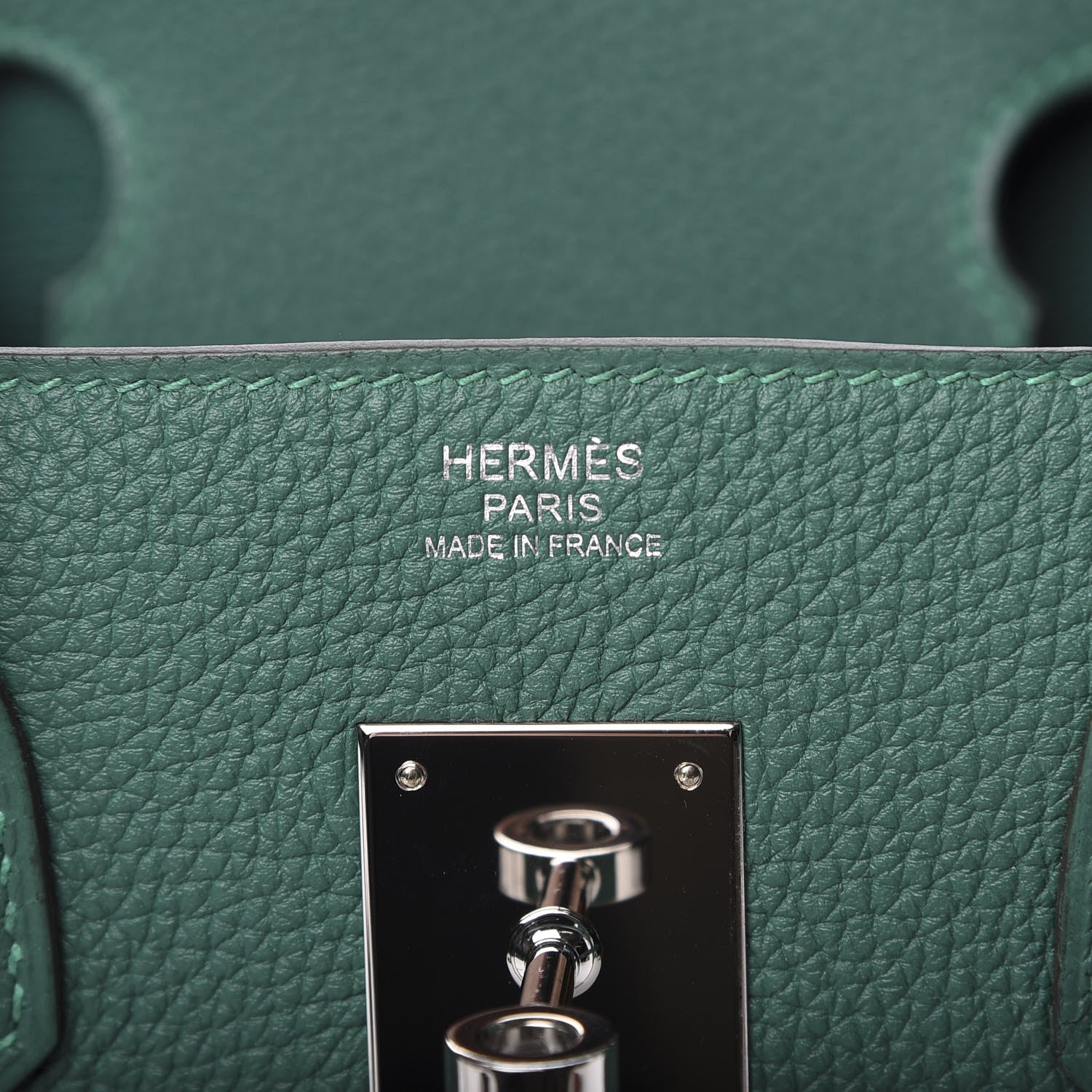 Hermes Togo Birkin 30 Malachite 6 of 11