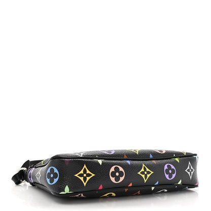Louis Vuitton LV X TM Monogram Multicolor Pochette Accessories Black 4 of 10